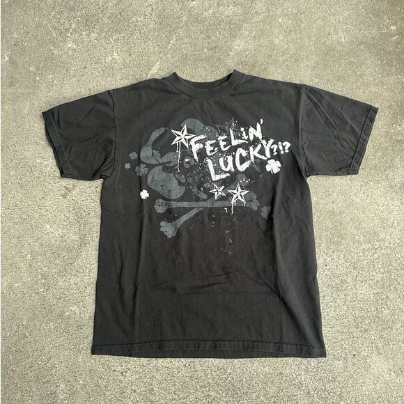Vintage Y2K Feeling Lucky Nautical Star Shirt Men’s Medium - Picture 1 of 3